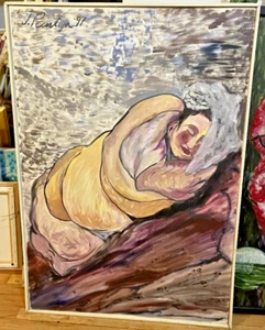 Original Oil Painting "Bride" by Colombian artist Julio Pantoja (1962- ) - Picture 1 of 5