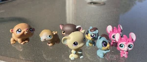 Set Of 8 Littlest Pet Shop- Rodents Mice Gerbil Hamster - Picture 1 of 10