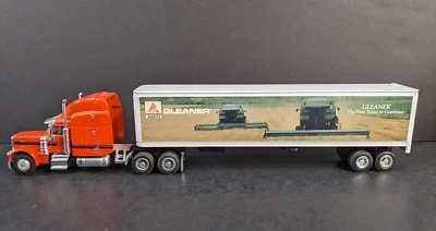 Peterbilt 379 Conventional Semi Bank Die Cast Metal 1/64 32502 Agco Gleaner, Key - Image 1 of 4