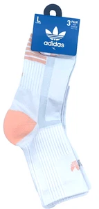 Adidas Men's Logo Originals Socks L High Quarter Multicolored 3 Pairs New W/Tags - Picture 1 of 15