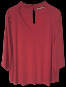 GEORGE/Ladies/Women's Coral Pink Top - Size 24 (SEE ALL PHOTOS) - Picture 1 of 8