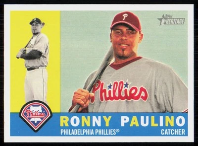 2009 Topps Heritage Ronny Paulino Philadelphia Phillies #238 - Image 1 of 2