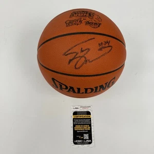 Shaquille O'Neal Signed 2001 Finals Spalding Official Game Basketball JSA COA - Picture 1 of 6