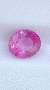 Zafiro Birmania 1,70 quilates color rosa sin calor zafiro natural Birmania - Imagen 1 de 1