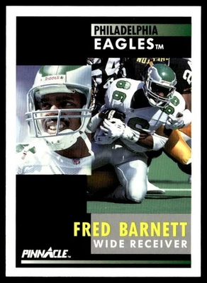 1991 Pinnacle Fred Barnett Philadelphia Eagles #124 - Image 1 of 2