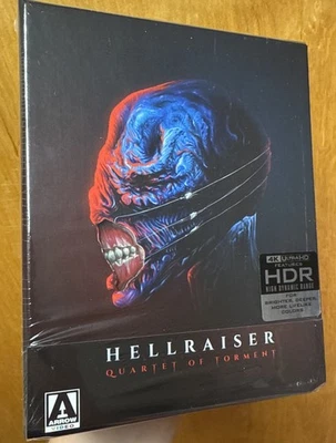 Hellraiser Quartet Of Torment 4K Arrow 4 Film Collection Chatterer Edition New - Image 1 of 4