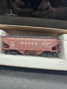 Vagón de tren Accurail HO Monon offset doble tolva - Imagen 1 de 8