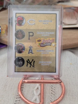 08 Upper Deck Baseball Heroes 199 Ken Griffey Jr, Guerrero, Clemente, DiMaggio  - Изображение 1 из 2