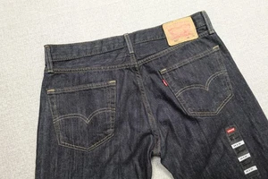 Levi's 527 Bootcut Jeans Mens 34x32 Dark Wash Slim Blue Denim Dark Wash NWT - Picture 1 of 13