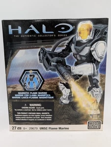 Mega Bloks HALO 2010 Magnetic Figures UNSC Flame Marine (Silver) New 29679 - Picture 1 of 9