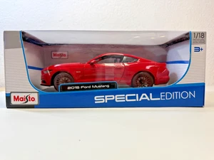 Maisto EDICIÓN ESPECIAL 2015 Mustang rojo 5.0 1:18 diecast con caja - Imagen 1 de 5