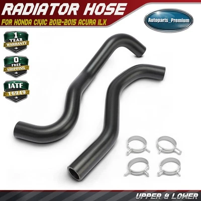 Mangueras de radiador superior e inferior para Honda Civic 2012-2015 Acura ILX 2013-2015 2,4 L Foto 1 de 4