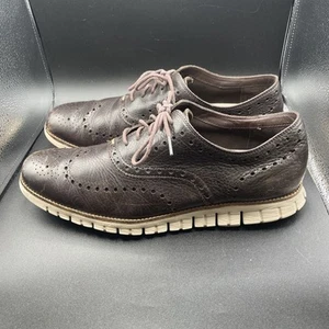 Cole Haan Men's Zerogrand Wing Oxford Java Cobblestone Mens Shoes 11.5 NEW - Picture 1 of 16