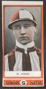 PHILLIPS BDV PACKAGE ISSUE 1932 (PAPER)-JOCKEYS-#210- R. JONES - Picture 1 of 2