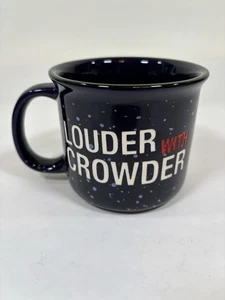 Más fuerte con multitud grabada a mano Mugclub azul moteado blanco/rojo letras retirado - Imagen 1 de 4