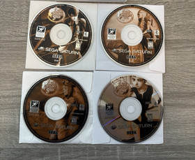 PANZER DRAGOON SAGA Sega Saturn 4 Discs ONLY TESTED & WORKING
