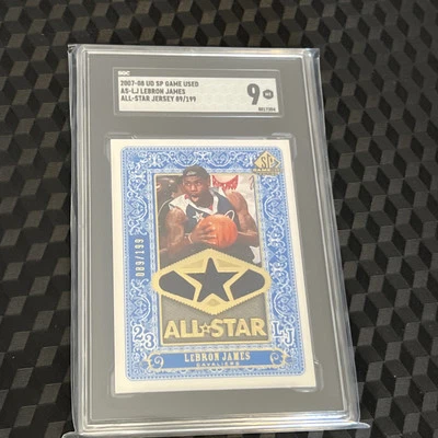 LeBron James 2007-08 SP Game Used All-Star Cavaliers GU Jersey 89 /199 - Image 1 of 4