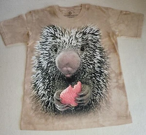 Smithsonian Kids Lg T-Shirts NH Gift Shop Tiedye Tye dye Unisex Porcupine New - Picture 1 of 6