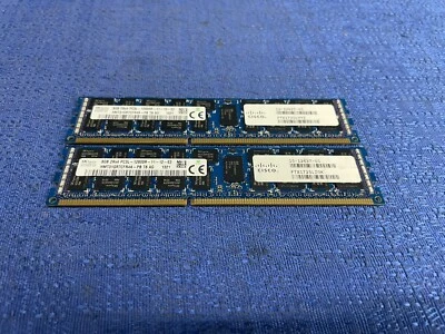 Lot of 2 SK Hynix 8GB 2Rx4 PC3L-12800R-11-12-E2 HMT31GR7CFR4A-PB T8 AG (16GB) - Image 1 of 4