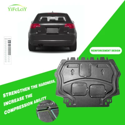 Thick Engine Splash Shield For Audi A3 2006-2013 Front Engine Guard Hard Foto 1 de 4