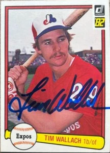Tim Wallach Autographed 1982 Donruss #140 RC  - Picture 1 of 1