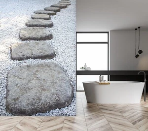 3D Stone Road S295 Wallpaper Mural Self-adhesive Removable Sticker Kids Panda - Picture 1 of 11