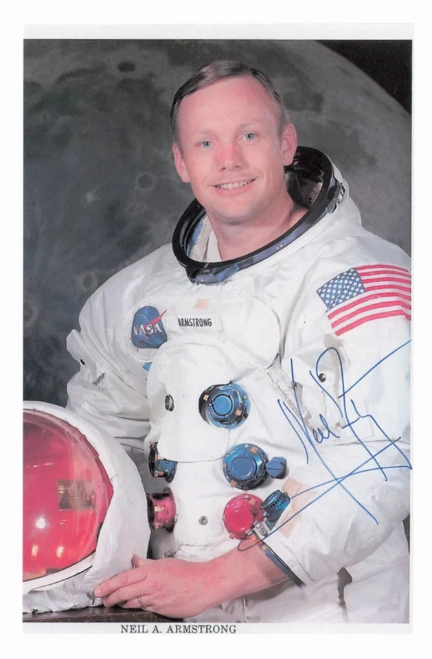 Neil Armstrong UH Foto vom Original Autogramm #24 - Bild 1 von 1