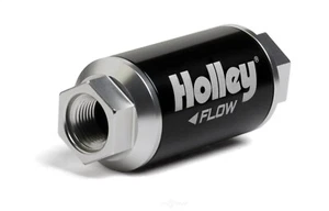 Holley 162-550 Billet Fuel Filter 100 GPH 3/8" NPT 10 Micron Post Filter - Picture 1 of 1