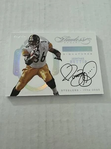 2016 Panini Flawless Jerome Bettis Legendary Signatures Auto 1/1 Autograph - Picture 1 of 2