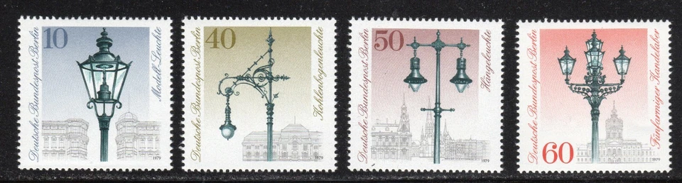 Germany 1979 SC# 9N430 - 9N433 - Historic Street Lanterns Berlin M-NH Lot # 201 - Image 1 of 1