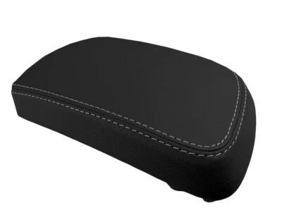 Tapa de consola cubierta de cuero para Toyota Yaris 2008-2011 puntada gris Foto 1 de 4