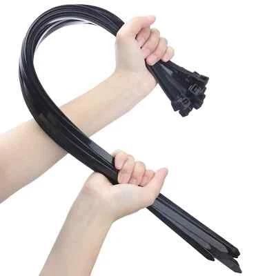 DOTER Large Zip Ties Heavy Duty Big Cable Ties Extra Long Tie Wraps Black 26 Inch NEW