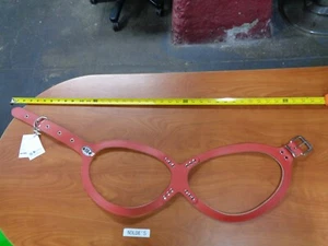 Imbracatura cintura Buddy in pelle rossa liscia taglie: 2, 3, 3,5, 7 o 10 Sam 157 - Foto 1 di 21