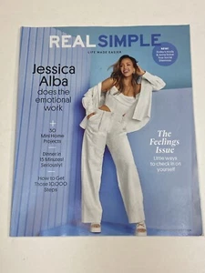 Real Simple Magazine Jan 2023 Jessica Alba Does the Emotional Work 10000 Steps - Picture 1 of 1