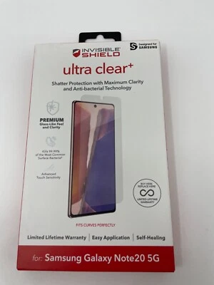 Zagg Invisible Shield Ultra Clear + Screen Protector Samsung Galaxy Note20 5G - Image 1 of 4