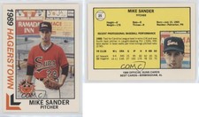 1989 Best Hagerstown Suns Michael Sander #25