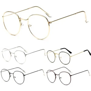 Klare Linse Metallrahmen ovale Linse Mode klare Linse Brille - Bild 1 von 9