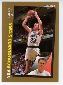 1992 Fleer #256 Larry Bird Boston Celtics EX-NM - Foto 1 di 2