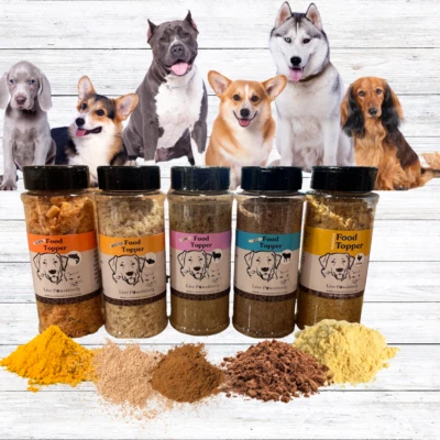 Food Topper Variety 5 Pack, Chicken, Beef, Lamb, Fish for dogs & cats  - Image 1 of 4