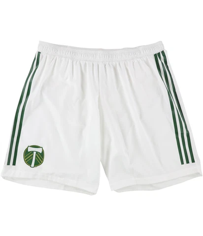 Adidas Mens Authentic Timbers Athletic Workout Shorts, White, X-Large Cover