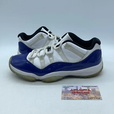 Talla 8W - Air Jordan 11 Retro Bajo Concord Boceto Azul Blanco Cuero (AH7860-100) Foto 1 de 4