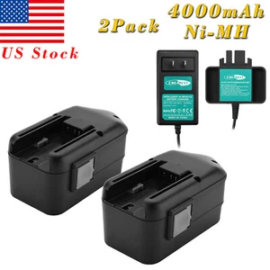 18V 4000mAh Ni-MH Battery/Charger For MILWAUKEE 48-11-2200 48-11-2230 48-11-2232 - Picture 1 of 17
