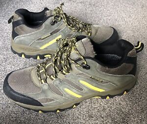 Jack Walker Mens Walking Boots Lightweight Hiking Waterproof Green - Size 10 UK