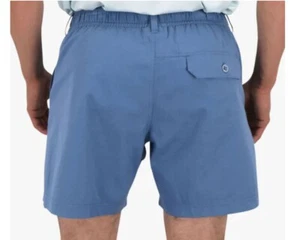 AFTCO Landlocked NEW Moonlight Blue Zip Up Fishing Shorts, Youth Size XL - Picture 1 of 4