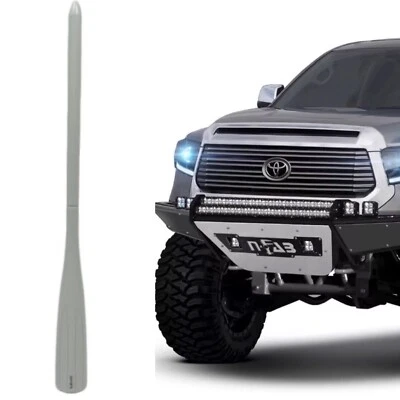 ANTENA DE ESPIGA BLANCA VMS 13 PULGADAS PARA TOYOTA TUNDRA TACOMA FJ CRUISER SE ADAPTA A TODOS Foto 1 de 4
