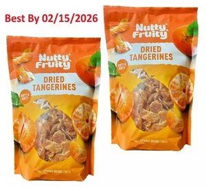 2er-Pack nussig & fruchtig getrocknete Tangerinen Premiumqualität 20 Unzen jede Tasche - Bild 1 von 3