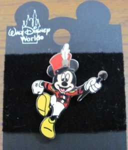 Disneyland Resort DLR 2001 Mickey Bandleader Marching Band Pin 4073 Silver Tone - Picture 1 of 7