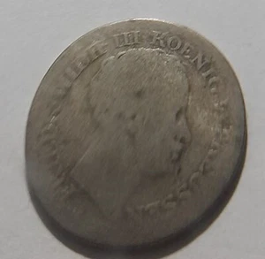 stark gebraucht Preußen Friedrich Wilhelm III. Billon 1 Silbergroschen 1825 A - Zdjęcie 1 z 2
