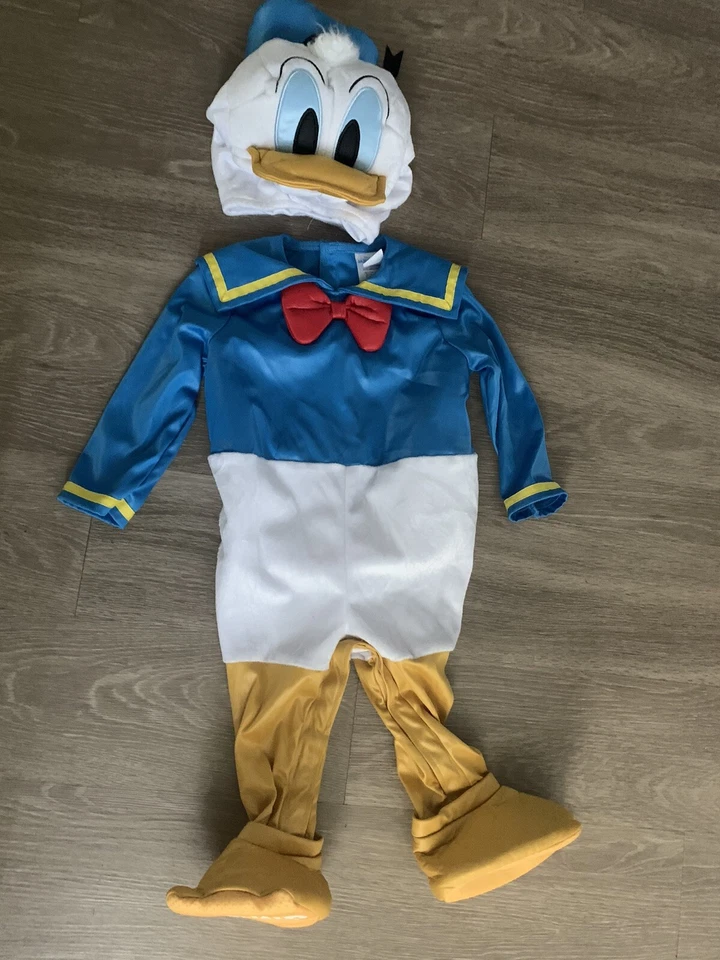 Disfraz de Pato Donald Mickey y Amigos Disney Niños 12/18 Meses Foto 1 de 4