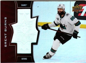 UD Extended Series SPX 2020-21 Finite Radiance #SF-24 Brent Burns #06/99 Sharks - Imagen 1 de 2
